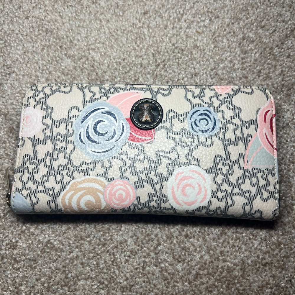 Tous Rose Flower Wallet